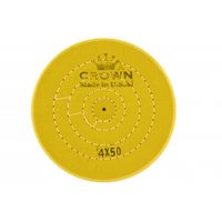 Коло мусліновий CROWN жовтий d-100 мм, 50 шарів