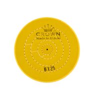 Коло мусліновий CROWN жовтий d-150 мм, 25 шарів
