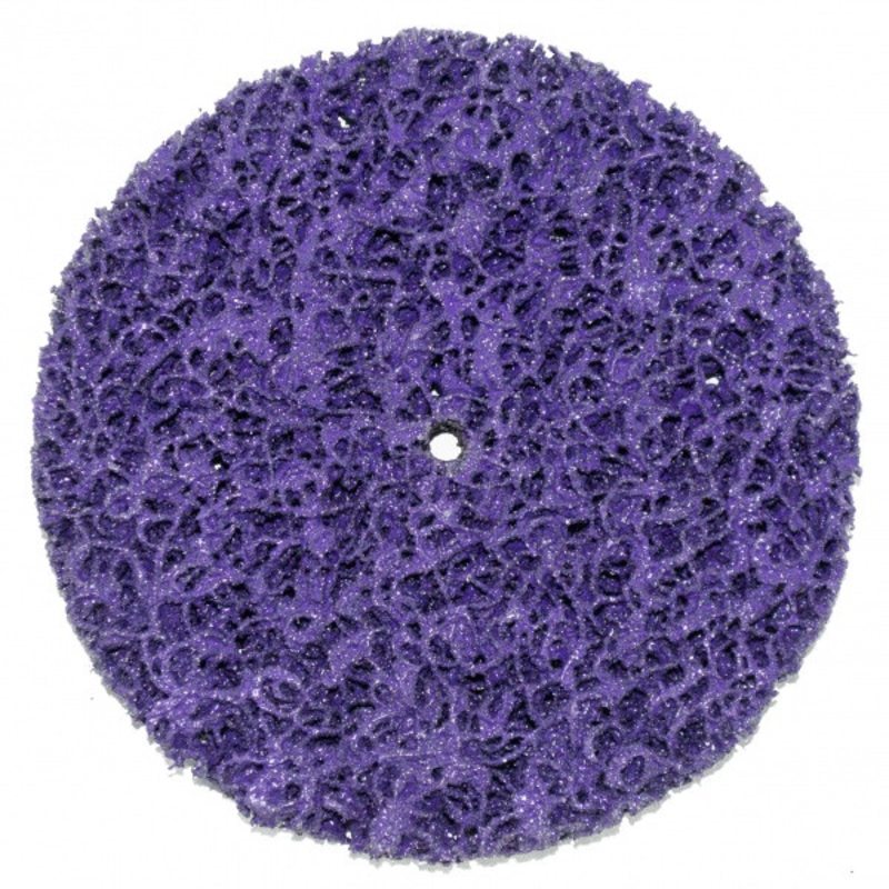 Круг отрезной без основы фиолетовый (коралл) жесткий Polystar Abrasive d-125 мм
