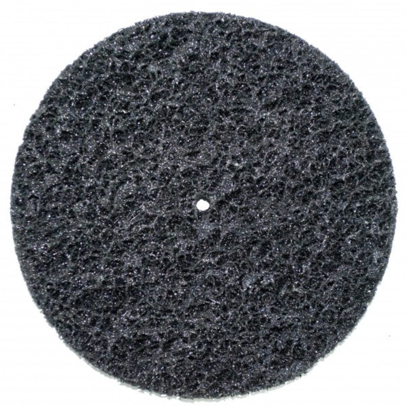 Коло зачистной без основи чорний (корал) м'який Polystar Abrasive d-150 мм