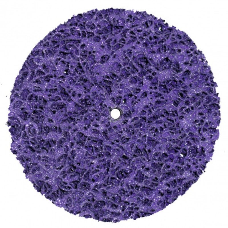 Коло зачистной без основи фіолетовий (корал) жорсткий Polystar Abrasive d-100 мм