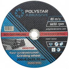 Круг шлифовальный по металлу Polystar Abrasive 230 6,0 22,23
