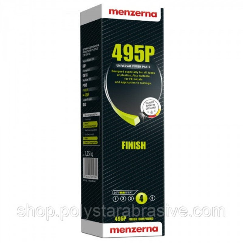 Паста полировальная MENZERNA Finish белая 495P (1250 г)