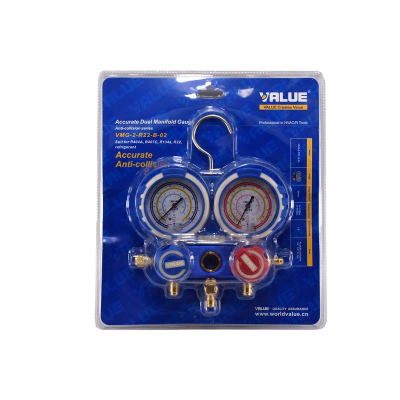 Коллектор заправочный Value 2-вентильный VMG -2 R22 на упаковке