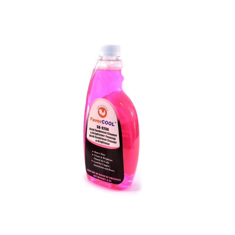 Засіб очищення кондиціонерів FavorCool Sb-920 (0,5 л.) (Кислотне вспенивание) рожевий