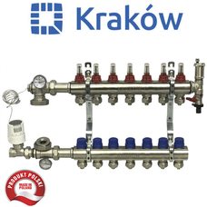 Коллектор для теплого пола Krakow на 9 выходов (Польша)