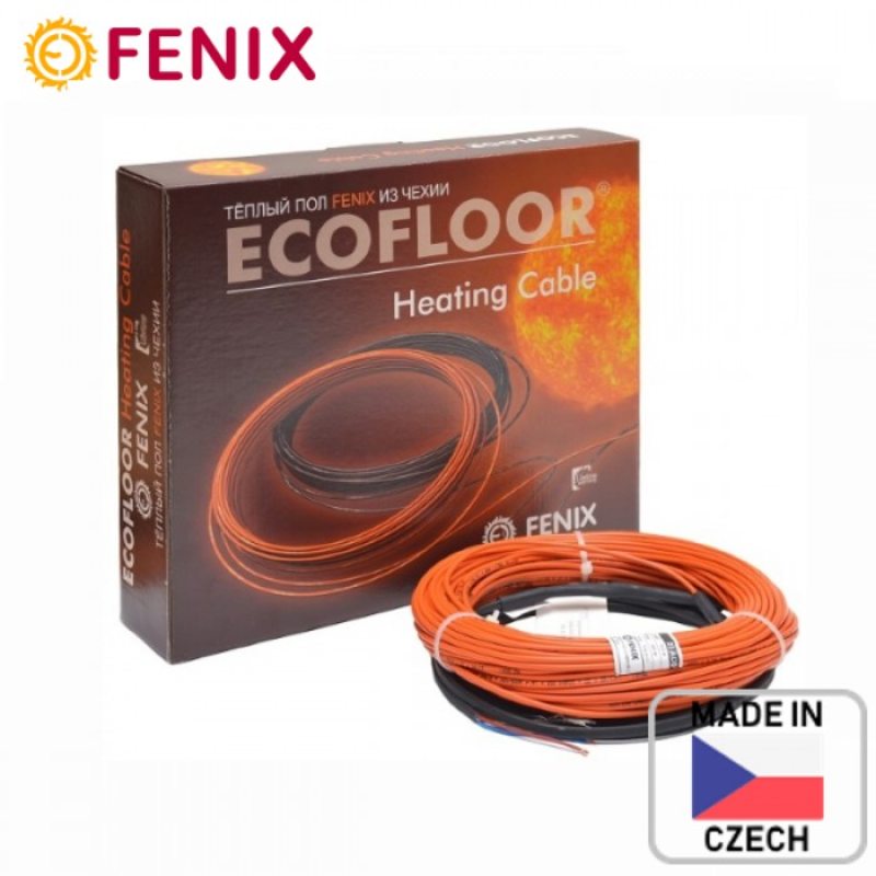Тонкий кабель двужильный Fenix ADSV 10 Вт/м 120 ВТ для укладки под плитку в плиточный клей