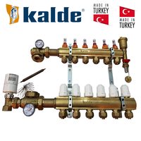 Коллектор Kalde на 8 выходов для теплого пола