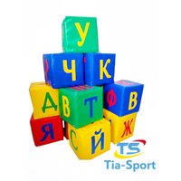 Набір кубиків Літери 30 см TIA-SPORT