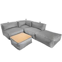 Бескаркасный модульный диван Блэк TIA-SPORT