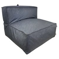 Бескаркасный модульный диван Блэк Прямой TIA-SPORT