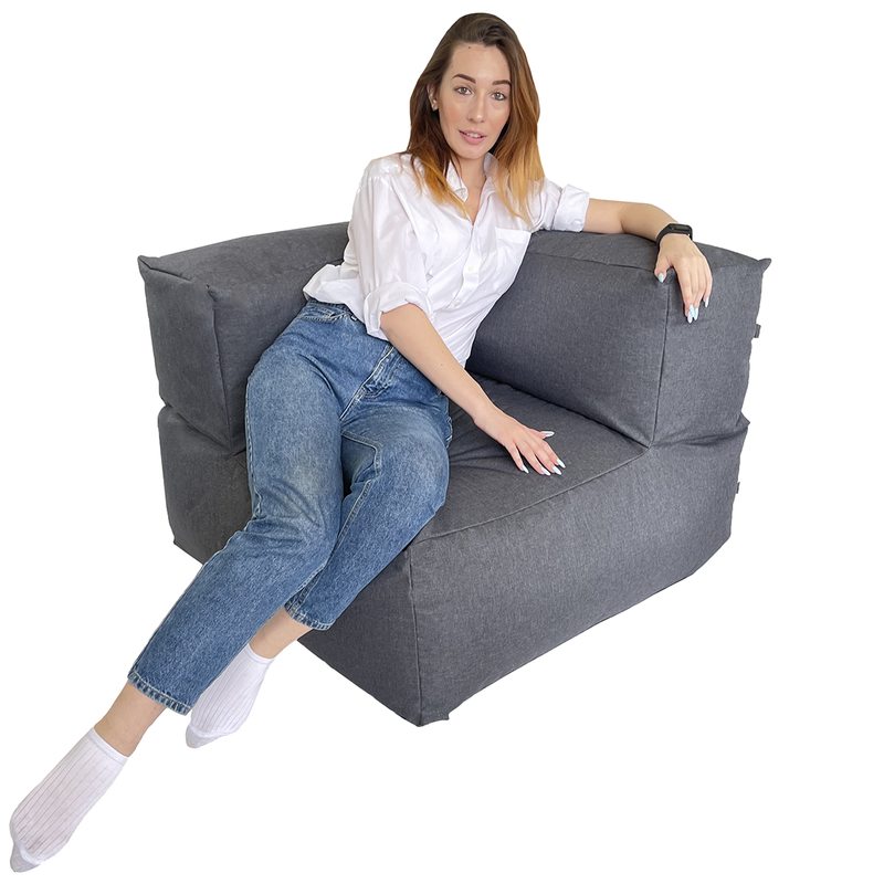 Бескаркасный модульный диван Блэк Угловой TIA-SPORT