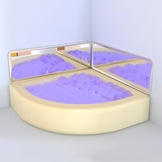 Акриловая зеркальная панель к сухому бассейну 2 шт. TIA-SPORT