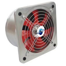 Настенный осевой вентилятор с обратным клапаном Турбовент НОК 150