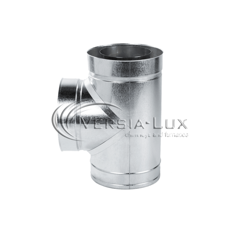 Трійник димохідний 90 ° нерж / оцинк ø250 / 320мм