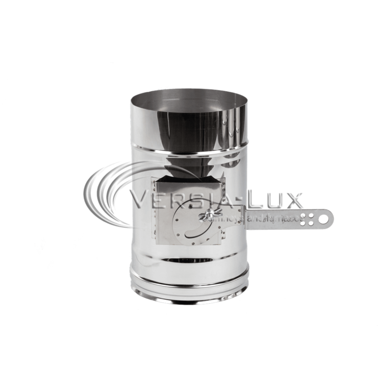 Регулятор тяги дымоходный нерж. ø160мм 0,8мм