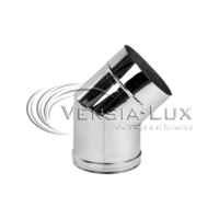 Колено дымоходные 45 ° Ø100мм 0.8мм