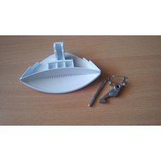 Ручка люка пральної машинки Indesit / Ariston (С00075323) Kитай (крапля)