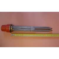 Блок ТЭН прямой нержавейка 7500W / 220V на резьбе 2