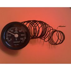Термометр капиллярный PAKKENS Ø52мм / Tmax = 120 ° С / длина капилляра L = 3м Турция