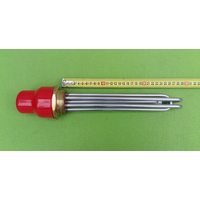 4,5 кВт блок ТЭН прямой НЕРЖАВЕЙКА (220/380 V) на резьбе 2