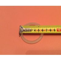 Резиновый уплотнитель для бойлеров Thermex - круглый / узкий (тонкий, белый) Ø63мм на тэны