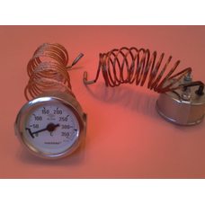 Термометр капиллярный PAKKENS Ø60мм от 0 до 350 ° С, длина капилляра 2м Турция