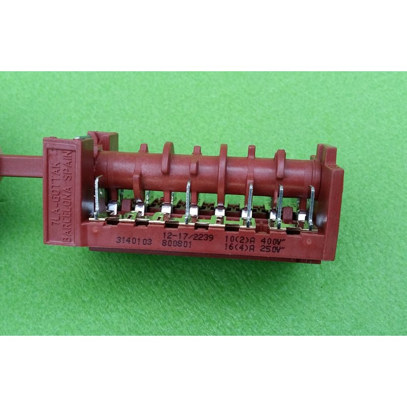 Переключатель десятипозиционный 800801 / 16А / 250V / Т150 для духовки 