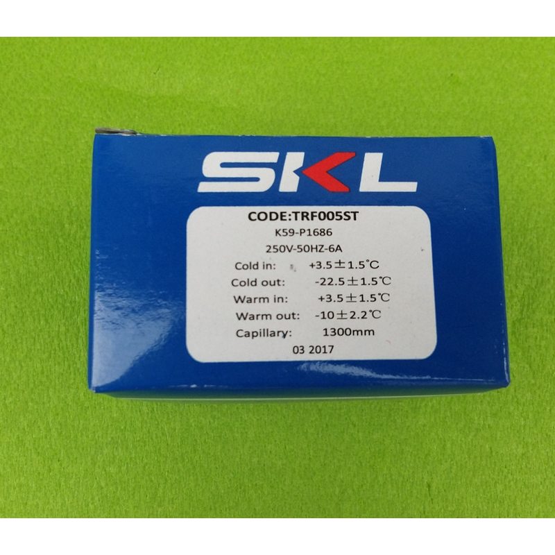 Термостат капілярний універсальний SKL / K59-P1686 / 6A / 250V / L = 1,3 м для одно- двокамерних холодильників