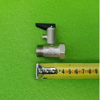Зворотний клапан (запобіжний) Ango для бойлерів на різьбі 1/2 "(з прапорцем-важелем) Китай