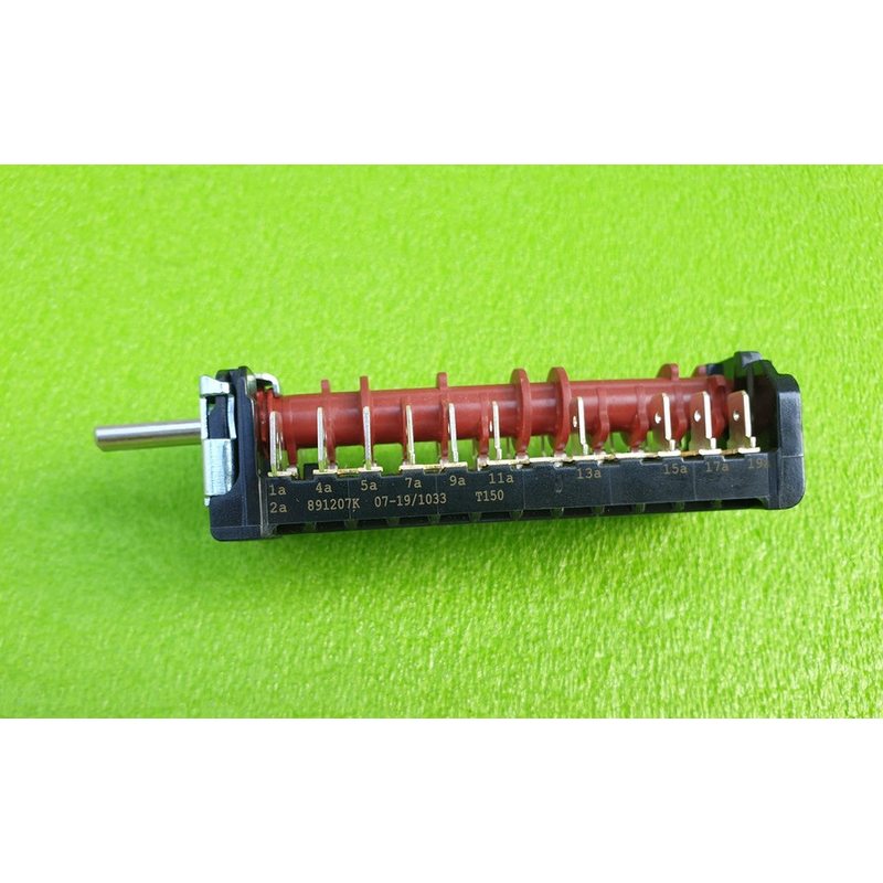 Переключатель девятипозиционный для электродуховок 891207К / 16А / 250V / Т150 
