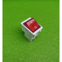 Кнопка вкл выкл одинарная модель L01 / 16А T125 со светодиодом Lmax Elektrik